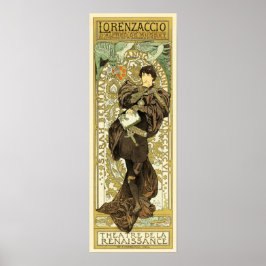 LORENZACCIO Theater De Le Renaissance Altes Franzö Poster