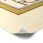 Lorenzaccio von Alphonse Mucha Poster (Ecke)