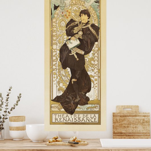 Lorenzaccio von Alphonse Mucha Poster (Küche)
