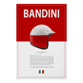 Lorenzo Bandini Helmet Poster