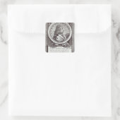 Lorenzo Bellini Quadratischer Aufkleber (Tasche)