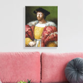 Lorenzo de Medici - Raphael - c1518 Leinwanddruck (Insitu (Wohnzimmer))