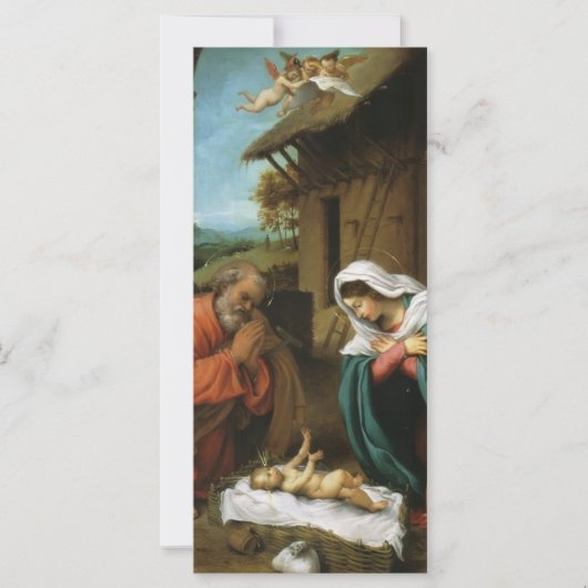 Lorenzo Lotto - Geburt Christi (Vorderseite)