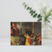 Lorenzo Lotto - St. Lucia vor den Richtern Postkarte (Stehend Vorderseite)