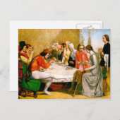 Lorenzo und Isabella von John Everett Millais Postkarte (Vorne/Hinten)