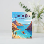 Loreto-Bucht Mexiko Postkarte (Stehend Vorderseite)