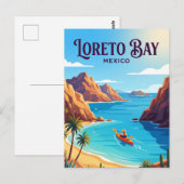 Loreto-Bucht Mexiko Postkarte (Vorne/Hinten)