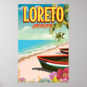Loreto Mexico Reiseplakat Poster (Vorne)