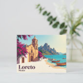Loreto Mexiko Postkarte (Stehend Vorderseite)