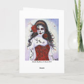 Loretta Day of the Dead Card By Renee Karte (Rückseite)