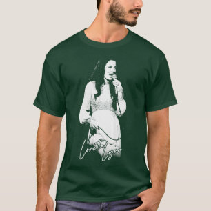 Loretta Lynn 70er Style Country Fan Design 1 T-Shirt