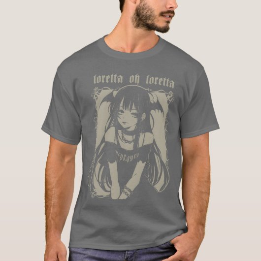 Loretta Retro T-Shirt (Vorderseite)