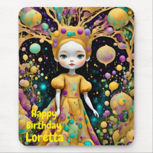 LORETTA ~ Seltsames Geburtstagskind ~ Mousepad
