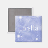 Loretta Starry Name Magnet (Vorderseite/Rückseite)