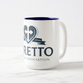 Loretto Student-Tasse Zweifarbige Tasse (VorderseiteRechts)