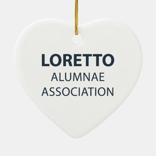 Loretto Student-Verzierung Keramik Ornament (Hinten)