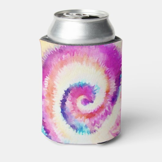 LORI Gefärbte Krawatte Dazed Verlobt 70er Retro Ba Dosenkühler (Kanne Rückseite)