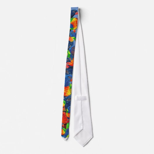Lorikeet Men-Krawatte Krawatte (Rückseite)