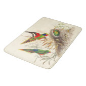 Lorikeet Papageien-Vogel-Tier-Tier-Bad-Matte Badematte (Schrägansicht)