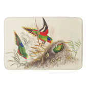 Lorikeet Papageien-Vogel-Tier-Tier-Bad-Matte Badematte (Vorderseite)