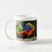 Lorikeets in der Liebe Kaffeetasse (Links)