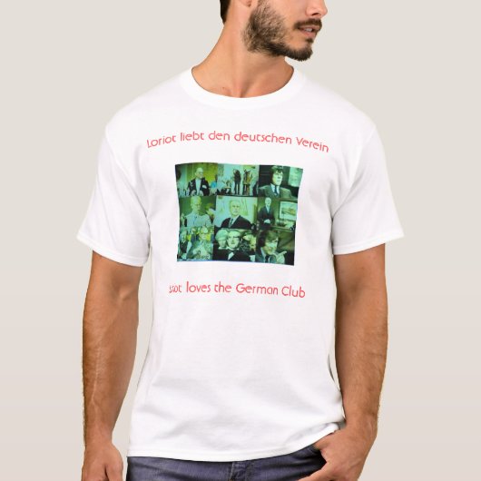 Loriot deutsches Verein-Shirt T-Shirt (Vorderseite)