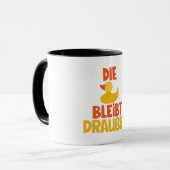 Loriot - Die Ente bleibt draussen - Loriot Zitate Tasse (Vorderseite Links)