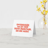 Loriot  - Pappa Ante Portas - Ruhestand   Karte (Gelbe Blume)