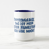 Loriot  - Pappa Ante Portas - Ruhestand   Tasse (Zentrum)