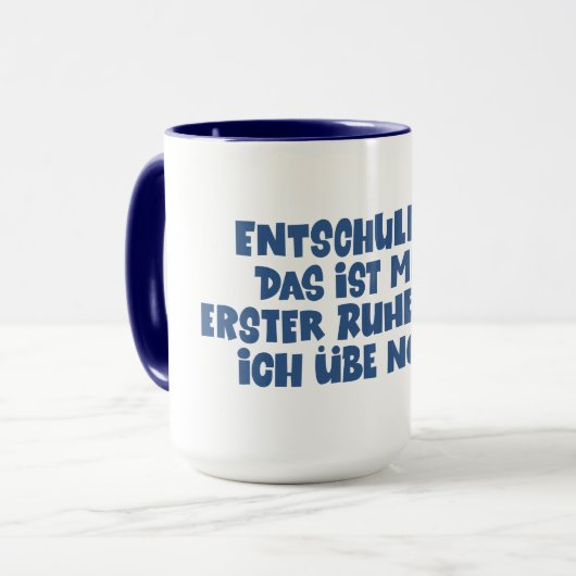 Loriot  - Pappa Ante Portas - Ruhestand   Tasse (Vorderseite Links)