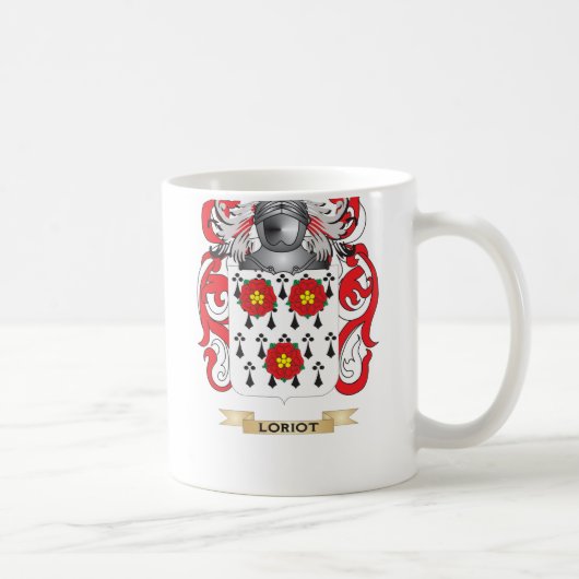 Loriot Wappen (Familienwappen) Kaffeetasse (Rechts)