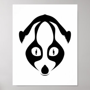 Loris Gesicht Poster