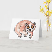 Loris Grußkarte Karte (Gelbe Blume)