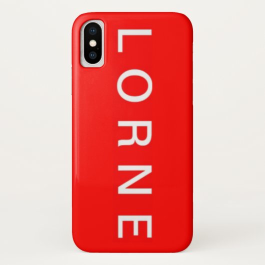 Lorne IPhone X case (Rückseite)