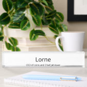 Lorne Namensplakette
