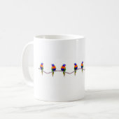 Lorra Lorra Lorikeets Kaffeetasse (Vorderseite Links)