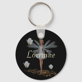 Lorraine Custom Named Fairy Keyring Schlüsselanhänger
