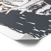 Lorraine Hansberry Young Gifts Black Poster (Ecke)