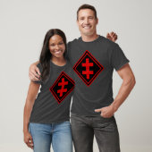Lorraine-Kreuz - v2 (rot) T-Shirt (Unisex)