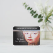 Lorraynna französischer barocker Salon Visitenkarte (Stehend Vorderseite)