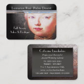 Lorraynna französischer barocker Salon Visitenkarte (Vorne/Hinten)