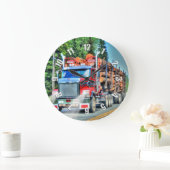 Lorry Driver's Logging Truck Wall Clock Große Wanduhr (Zuhause)