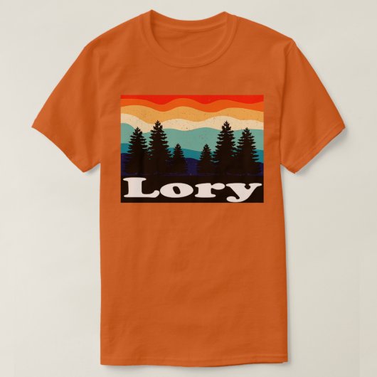 Lory Colorado Retro T-Shirt (Design vorne)