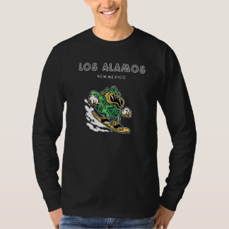 Los Alamos New Mexico   Snowboarding Beer Hops T-Shirt