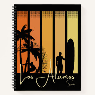 Los Alamos Spanien Surfstrand Notizblock