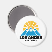 Los Andes de Chile Magnet (Vorderseite/Rückseite)