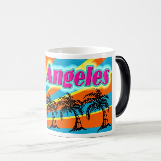 Los Angeles 5 Palm Tree Tasse Cup (VorderseiteRechts)