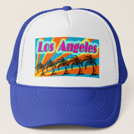 Los Angeles 5 Palm Trees Hat Truckerkappe