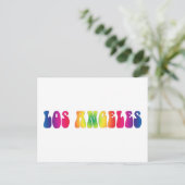 Los Angeles 60er Gefärbte Krawatte Blank Art Postk Postkarte (Stehend Vorderseite)