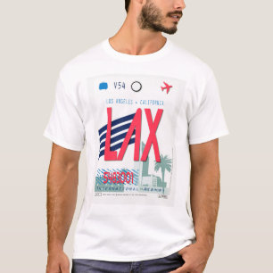 Los Angeles Airport Gepäck-T-Shirt T-Shirt
